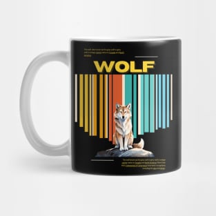 Colorfull Wolf Mug